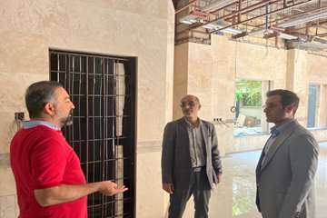 بازدید میدانی معاون توسعه دانشگاه علوم پزشکی گیلان از بیمارستان شهید بهشتی انزلی