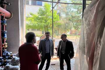 بازدید میدانی معاون توسعه دانشگاه علوم پزشکی گیلان از بیمارستان شهید بهشتی انزلی