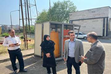 بازدید میدانی معاون توسعه دانشگاه علوم پزشکی گیلان از بیمارستان شهید بهشتی انزلی