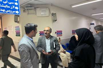 بازدید میدانی معاون توسعه دانشگاه علوم پزشکی گیلان از بیمارستان شهید بهشتی انزلی