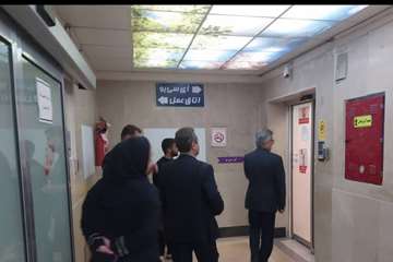 بازدید شبانه رئیس دانشگاه علوم پزشکی گیلان از بیمارستان شهید بهشتی انزلی