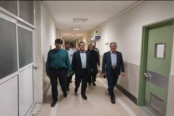 بازدید شبانه رئیس دانشگاه علوم پزشکی گیلان از بیمارستان شهید بهشتی انزلی