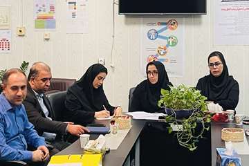 برگزاری جلسه کمیته اجرایی با حضور رئیس بیمارستان