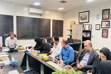 برگزاری جلسه کمیته اجرایی با حضور رئیس بیمارستان