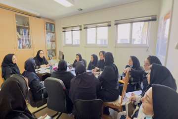 بر گزاری جلسه ماهانه با سرپرستاران 