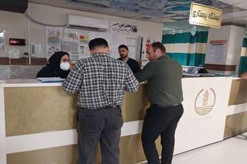 بازدید شبانه مسئول حراست بیمارستان 