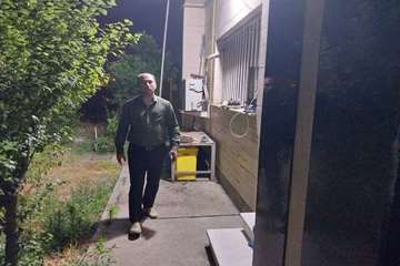 بازدید شبانه مسئول حراست بیمارستان 