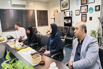 جلسه کمیته طب انتقال خون در بیمارستان شهید بهشتی بندرانزلی