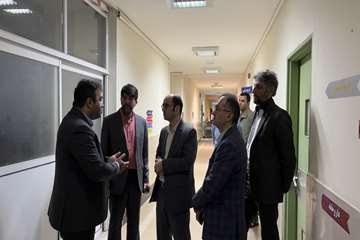 بازدید معاونت درمان دانشگاه علوم پزشکی گیلان از بیمارستان شهید بهشتی بندرانزلی