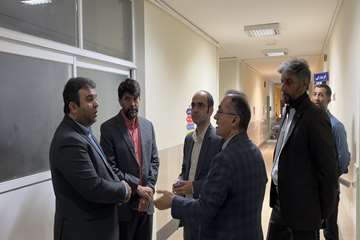 بازدید معاونت درمان دانشگاه علوم پزشکی گیلان از بیمارستان شهید بهشتی بندرانزلی