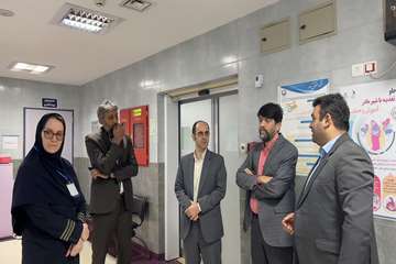 بازدید معاونت درمان دانشگاه علوم پزشکی گیلان از بیمارستان شهید بهشتی بندرانزلی