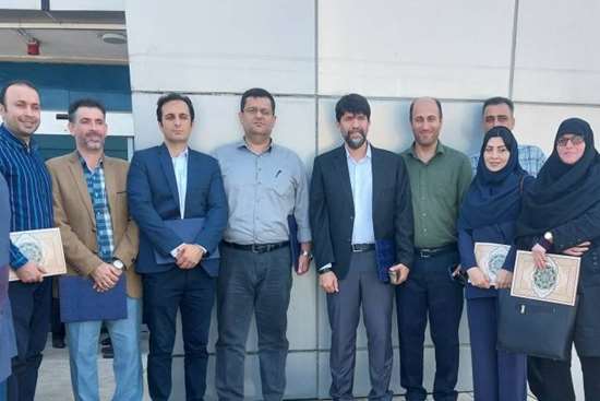 تجلیل از کارمندان نمونه بیمارستان شهید بهشتی بندرانزلی 